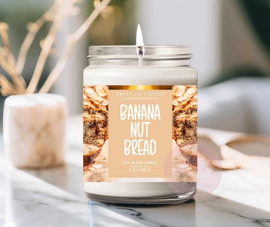 Banana Nut Bread 7 oz. Candle