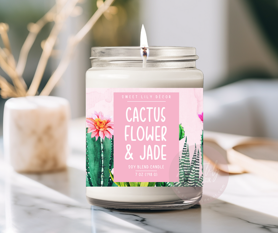 Cactus Flower & Jade 7 oz. Candle