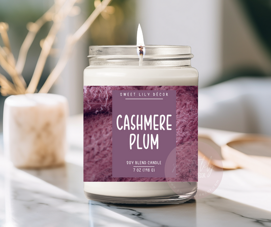 Cashmere Plum 7 oz. Candle