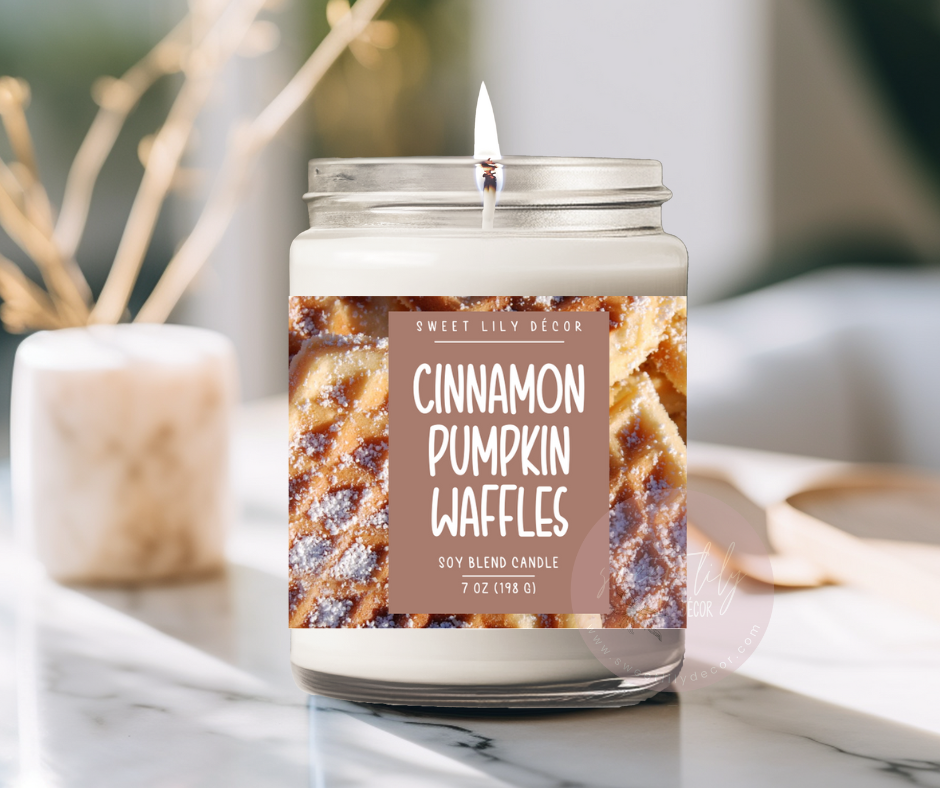 Cinnamon Pumpkin Waffles 7 oz. Candle