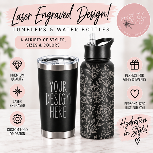 Custom Design Engraved Cup