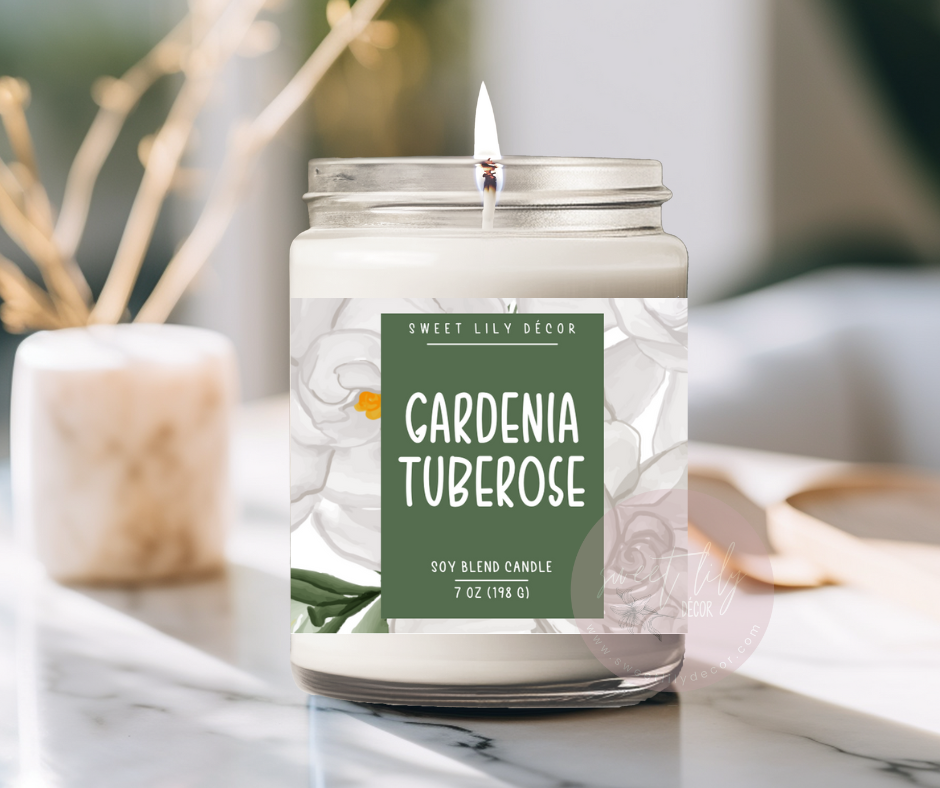 Gardenia Tuberose 7 oz. Candle