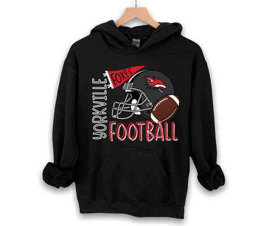 YORKVILLE FOOTBALL ADULT UNISEX TOP