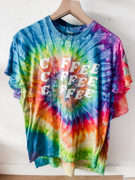 Coffee Tie Dye Unisex T-shirt