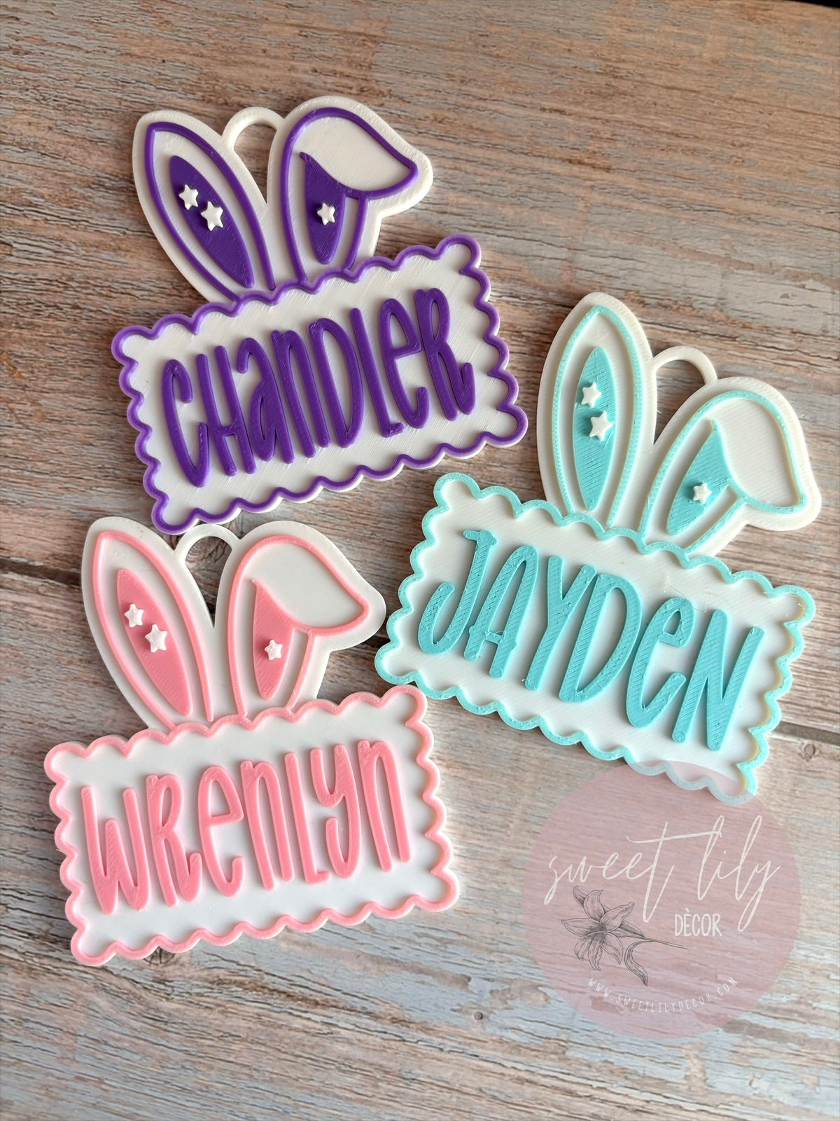 Personalized Easter Basket Tags