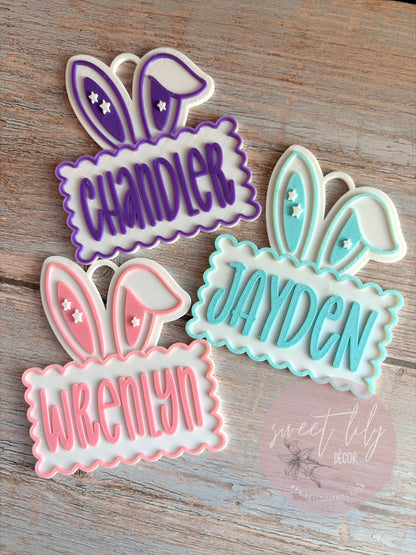 Personalized Easter Basket Tags
