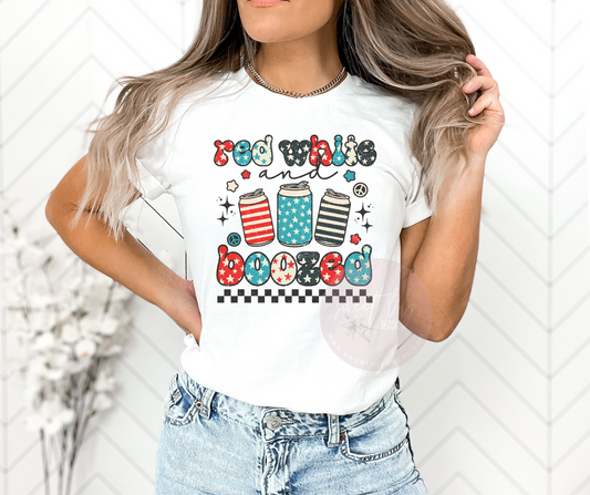 Red, White, & Boozed Unisex T-shirt