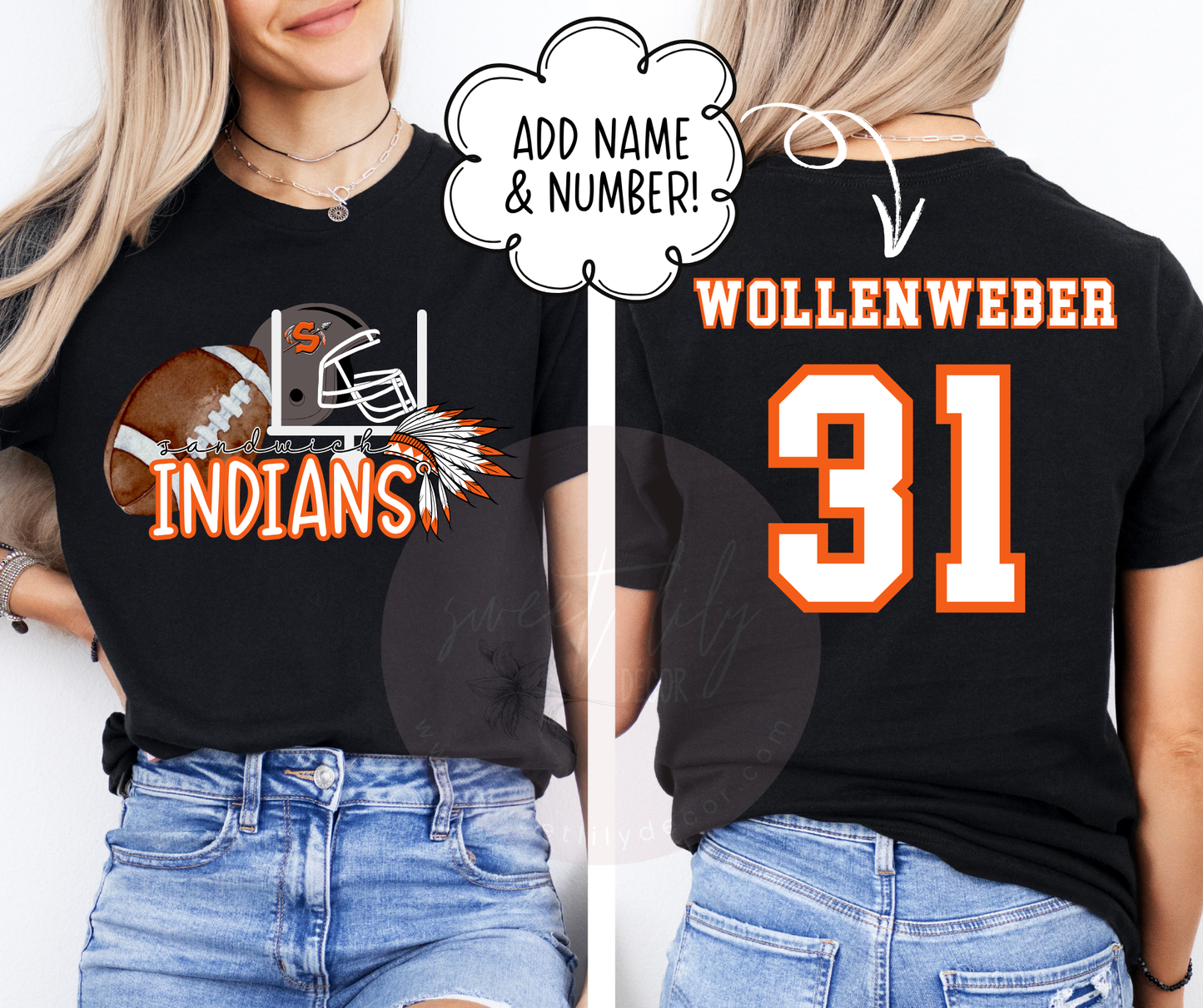 SANDWICH INDIANS ADULT UNISEX TOP