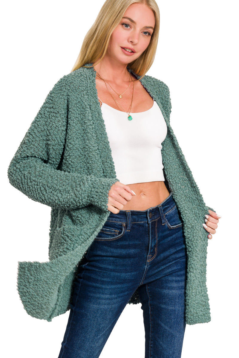 Women's Cozy Popcorn Sweater