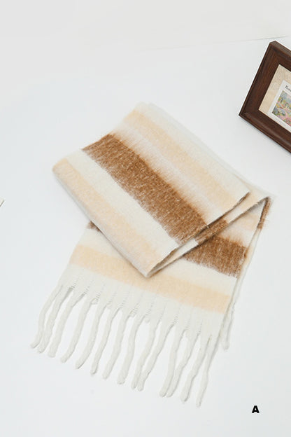 Cozy Oversized Fringe Scarf