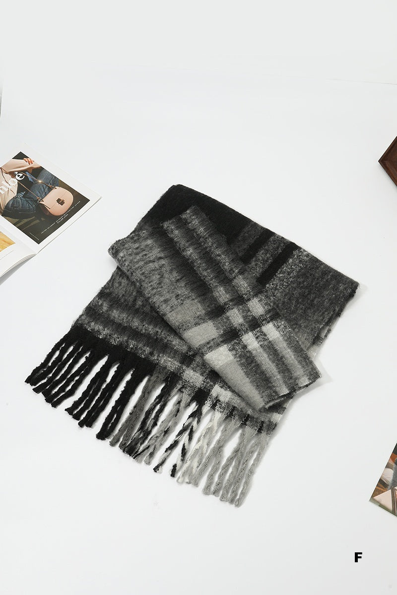 Cozy Oversized Fringe Scarf
