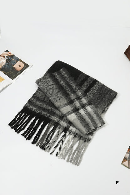 Cozy Oversized Fringe Scarf