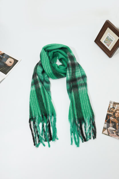 Cozy Oversized Fringe Scarf