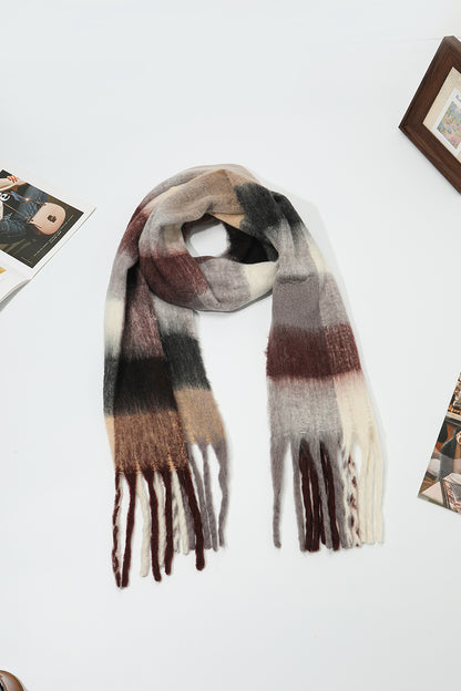 Cozy Oversized Fringe Scarf
