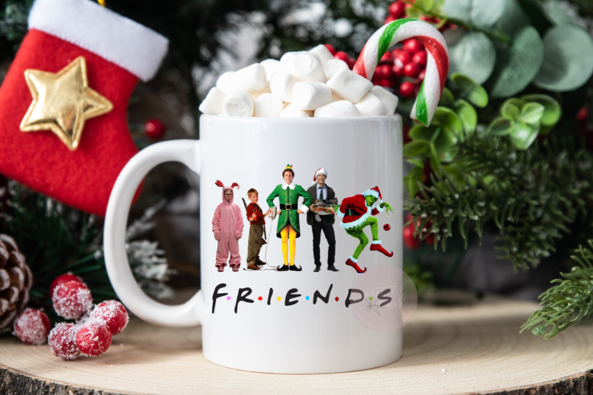 Holiday Friends Ceramic Mug