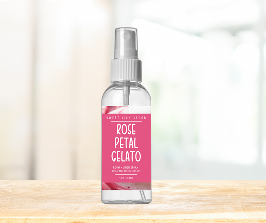 Rose Petal Gelato Room & Linen Spray