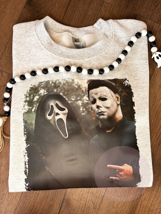 MICHAEL/GHOST FACE UNISEX CREW