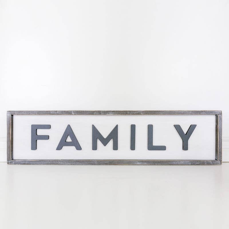 Family RVS Wood Sign