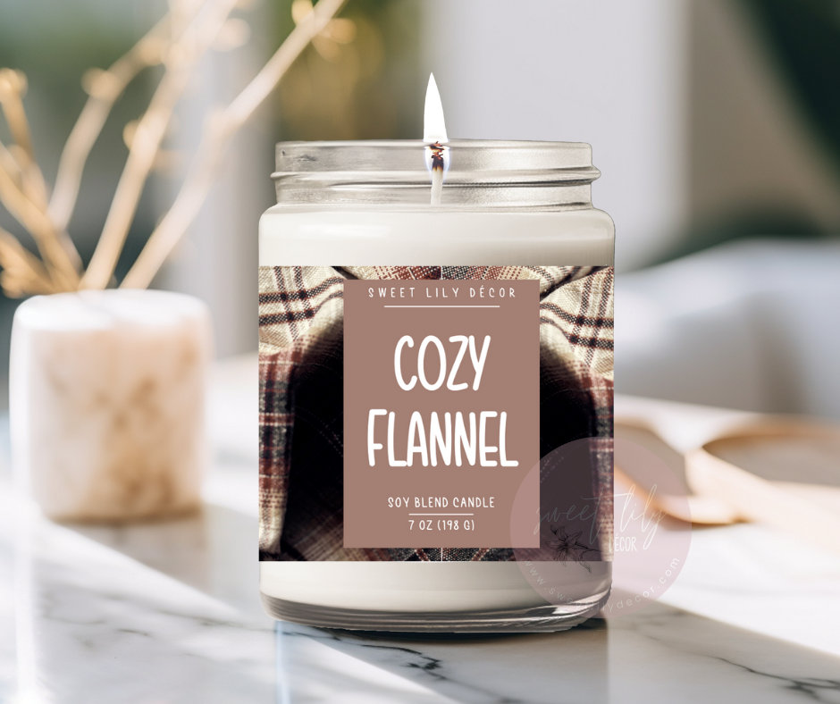 Cozy Flannel 7 oz. Candle