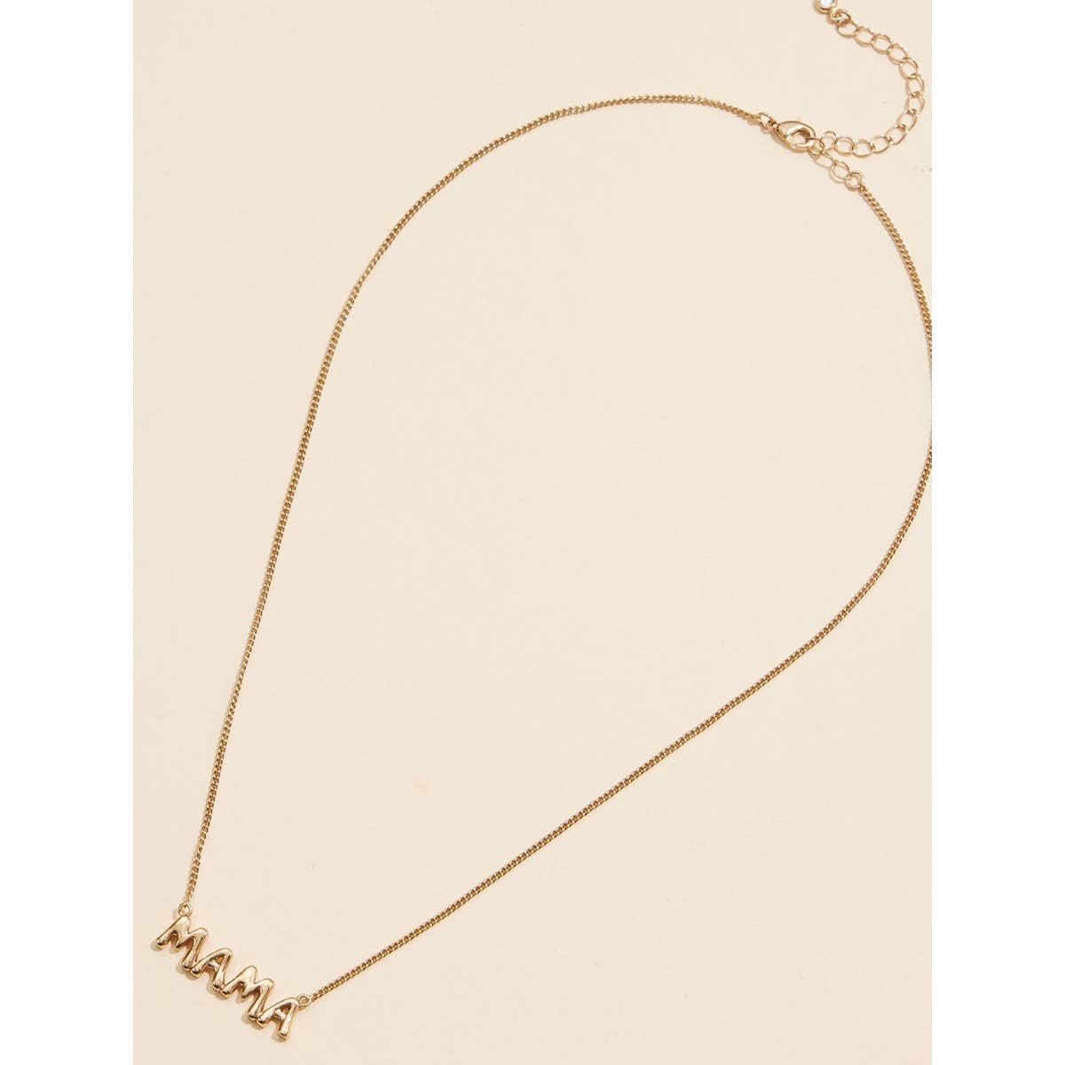 MAMA 18K Gold Dipped Bubble Necklace
