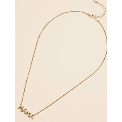 MAMA 18K Gold Dipped Bubble Necklace