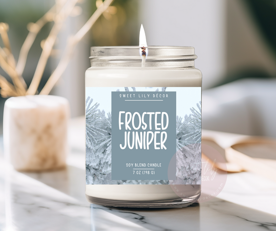 Frosted Juniper 7 oz. Candle