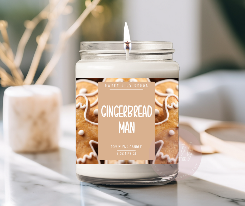 Gingerbread Man 7 oz. Candle