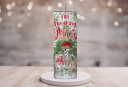 I'm Freaking Jolly 20 oz. Skinny Tumbler