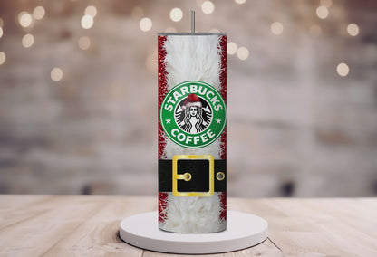 Santa 20 oz. Skinny Tumbler