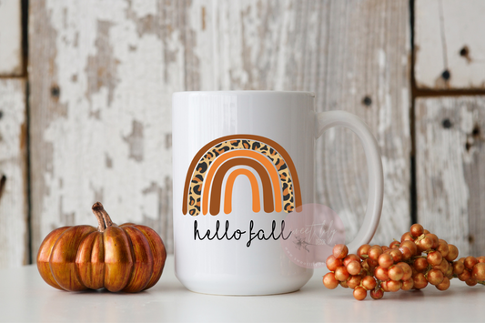 Leopard Rainbow Mug