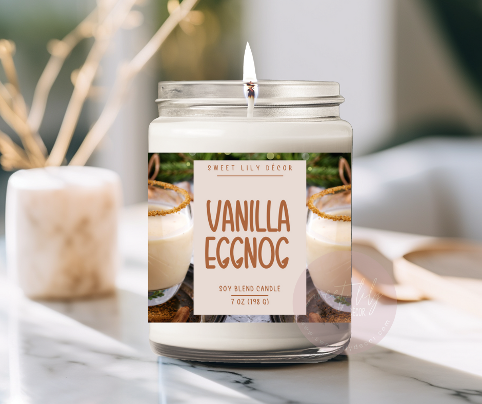 Vanilla Eggnog 7 oz. Candle