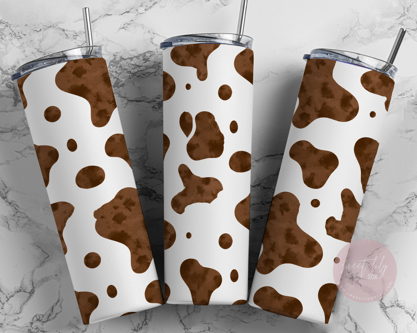 Cow Print 20 oz. Skinny Tumbler