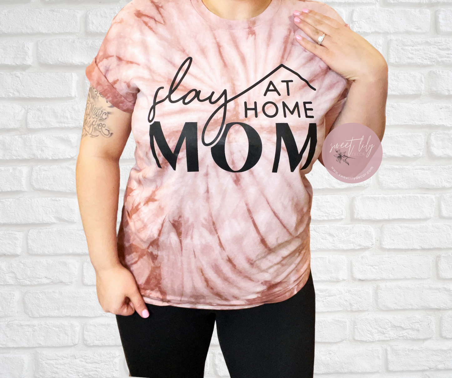 Slay at Home Mom Tee