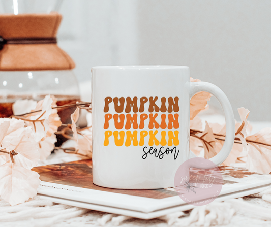 Stacked Pumpkin Season Mug