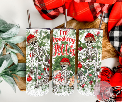 I'm Freaking Jolly 20 oz. Skinny Tumbler