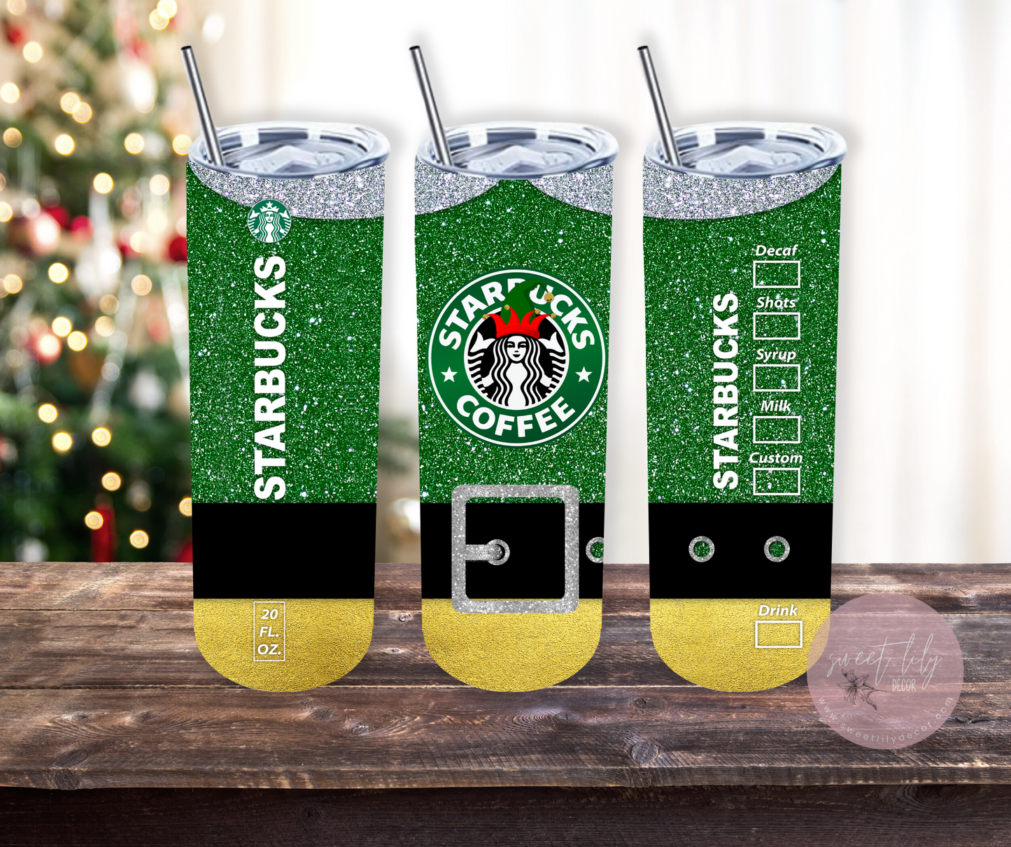 Elf 20 oz. Skinny Tumbler