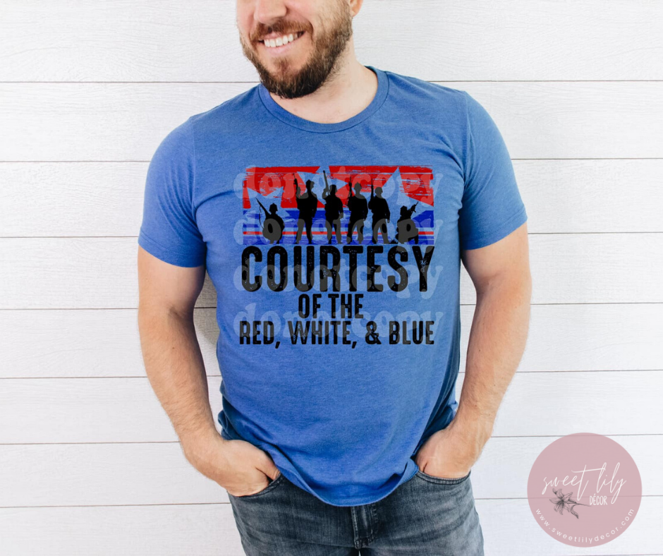 Courtesy of the Red, White, and Blue Tee