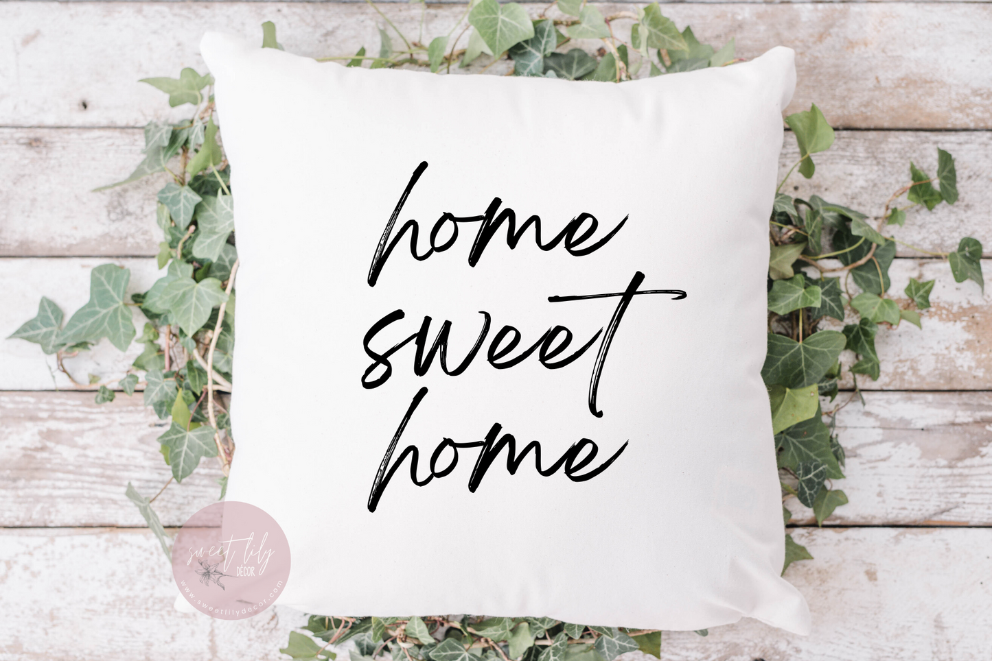 Home Sweet Home Throw Pillow