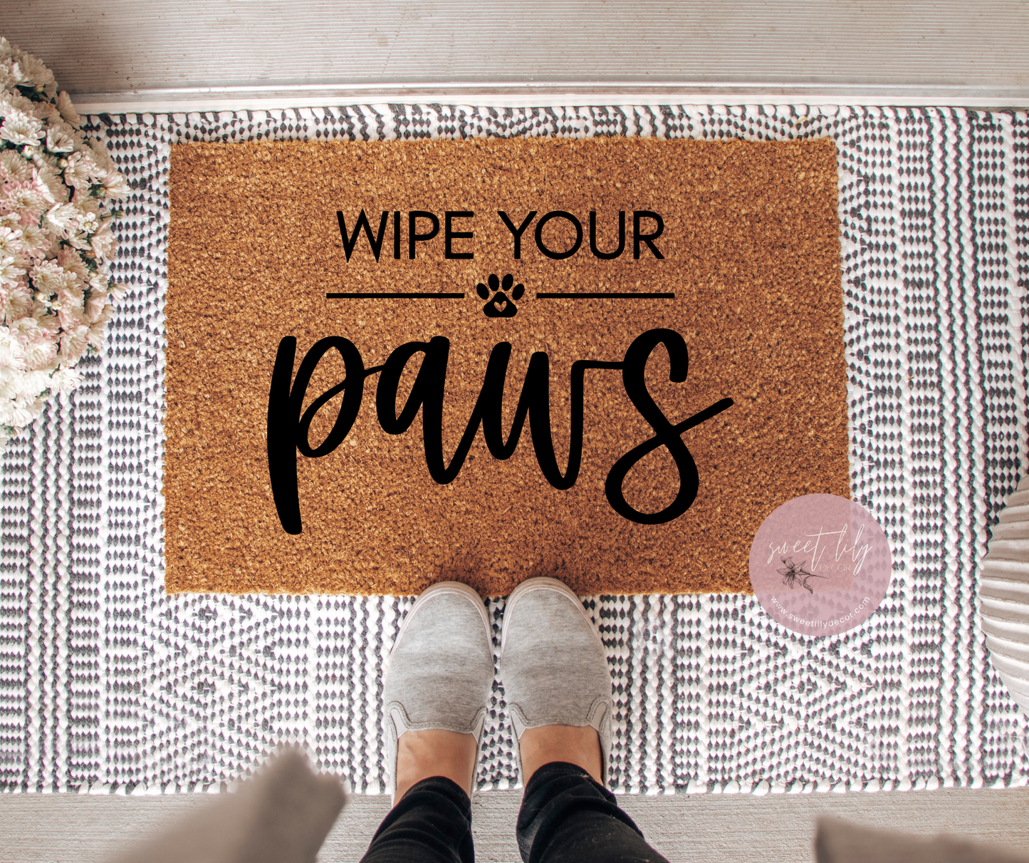 Wipe Your Paws Door Mat