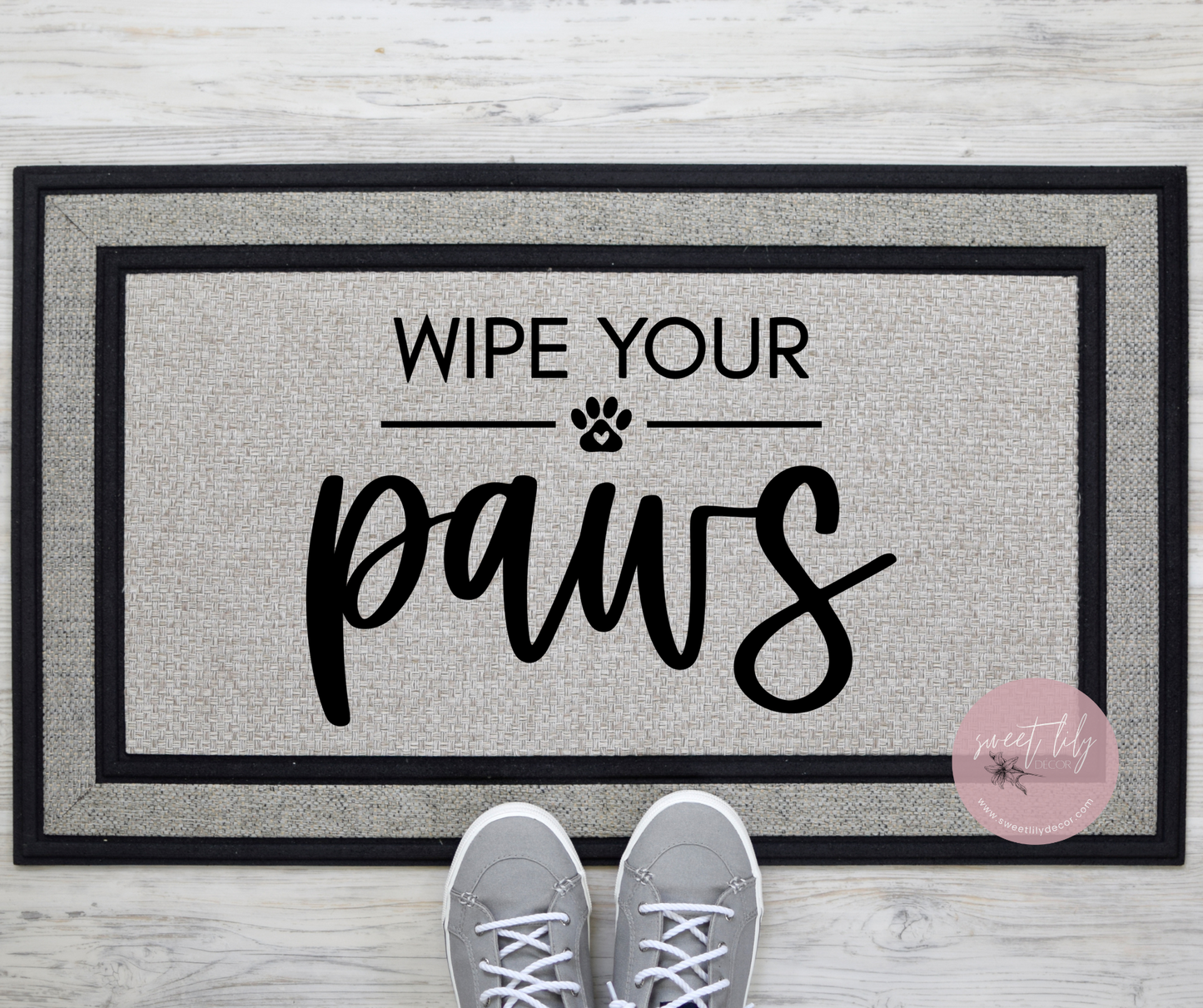 Wipe Your Paws Door Mat